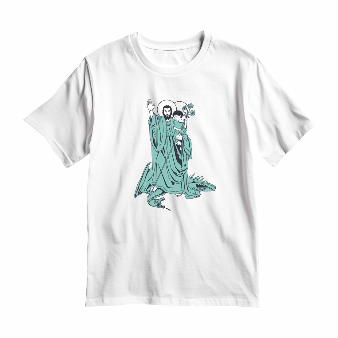 Koszulka Święty Józef Pogromca duchów piekielnych